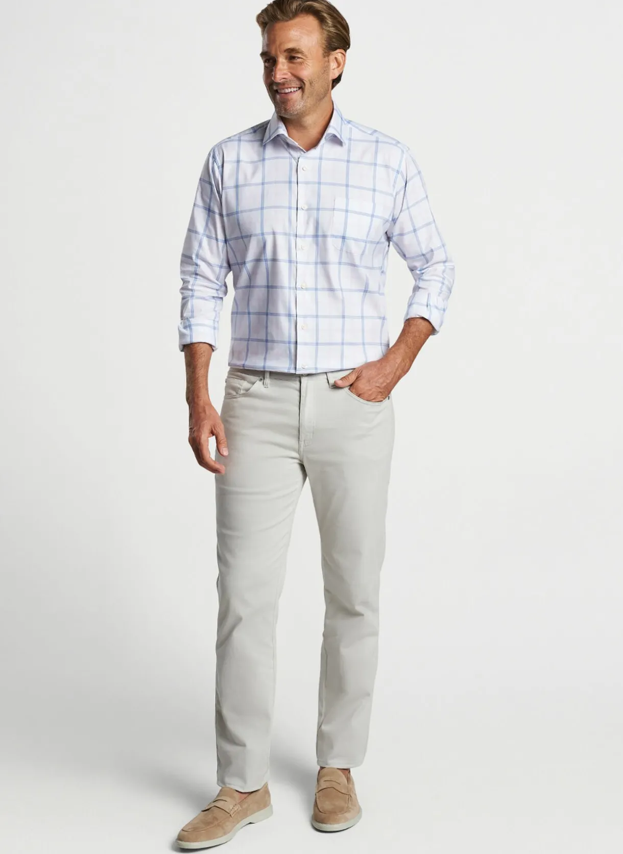 Abbot Crown Lite Cotton-Stretch Sport Shirt