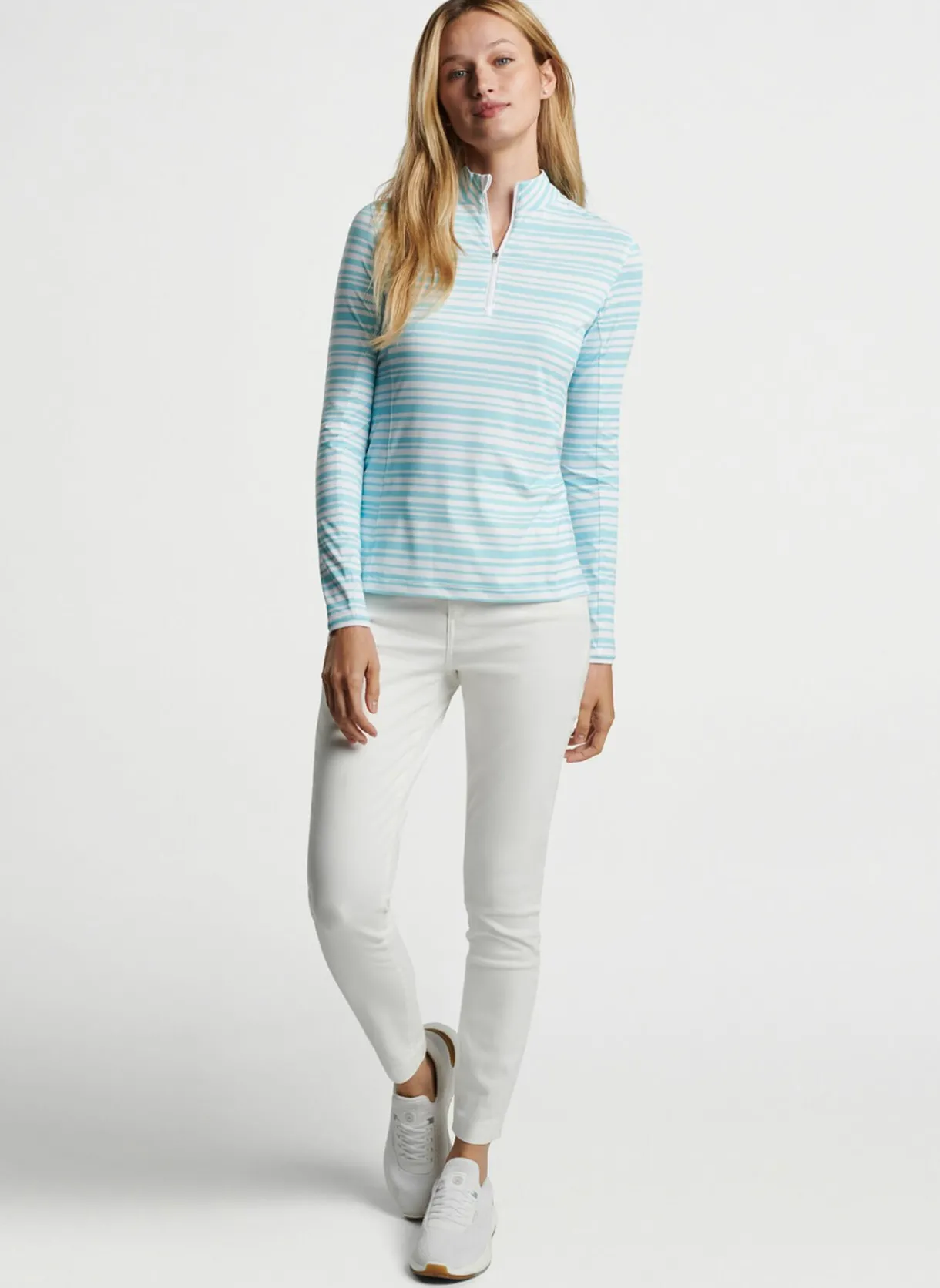 Basketweave Print Sun Shirt