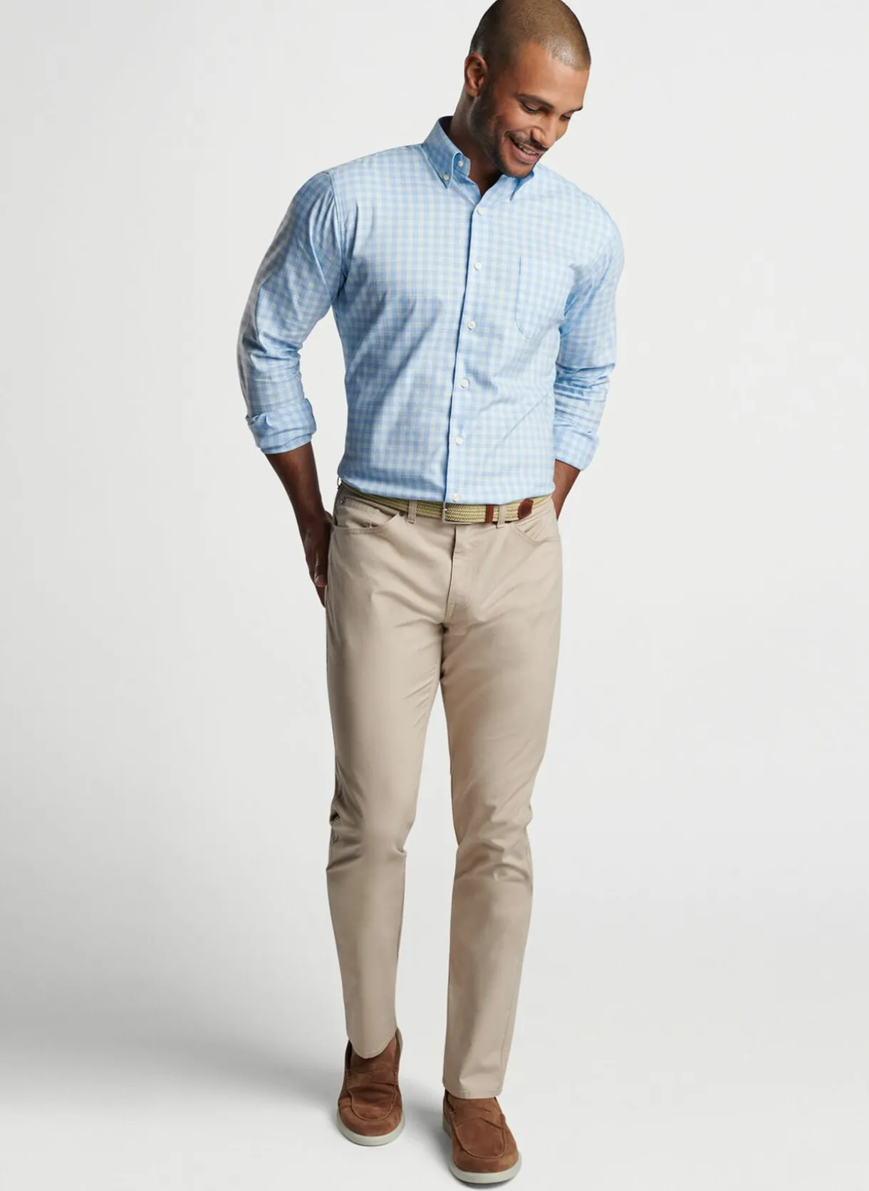 Bethel Crown Lite Cotton-Stretch Sport Shirt