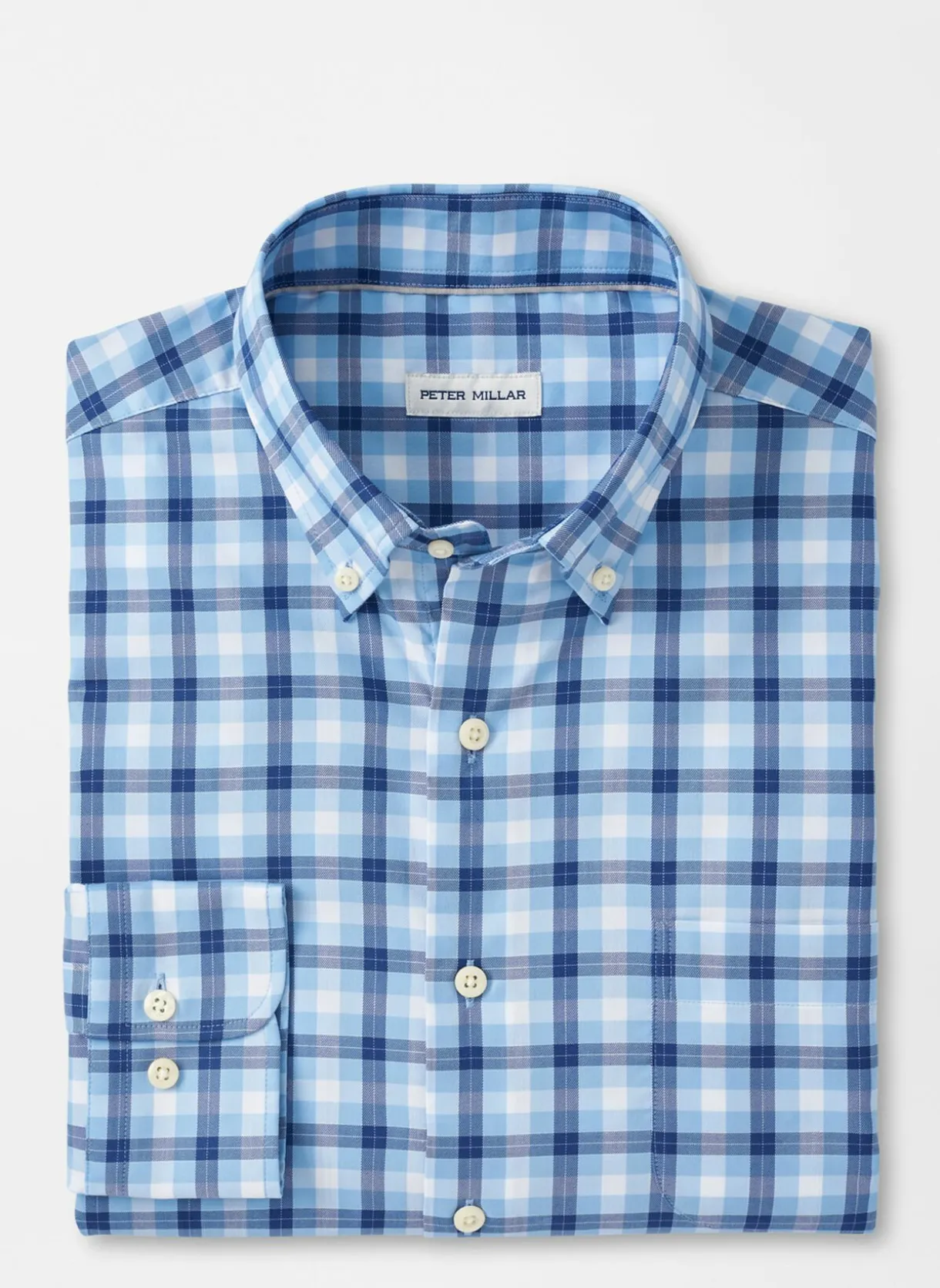 Blue Hill Crown Lite Cotton-Stretch Sport Shirt