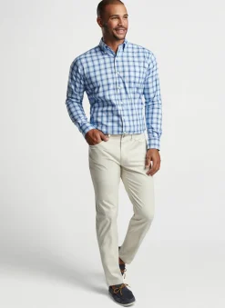 Blue Hill Crown Lite Cotton-Stretch Sport Shirt