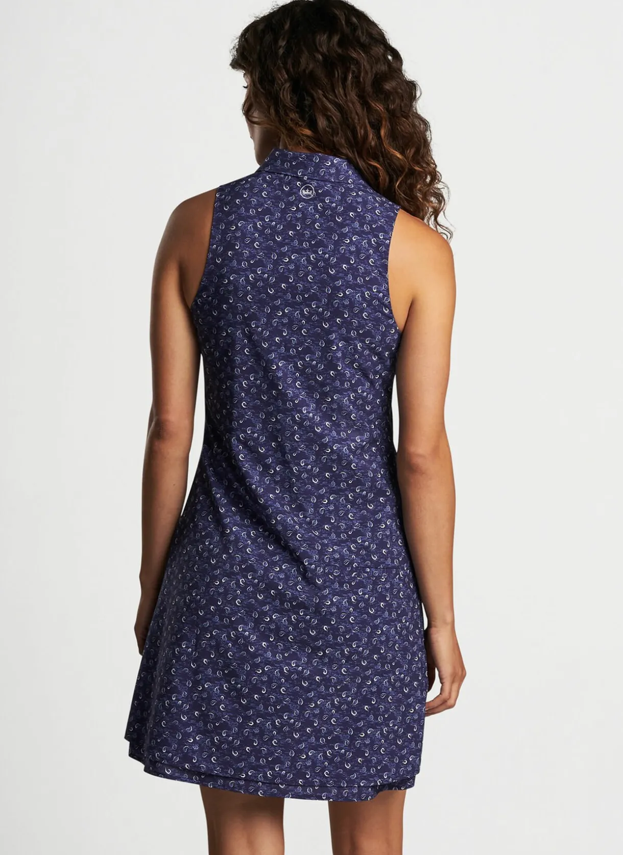 Carner Tossed Paisley Sleeveless Sport Dress