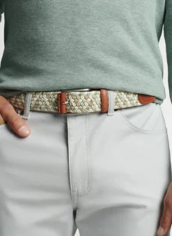 Cotton Melange Braided Belt