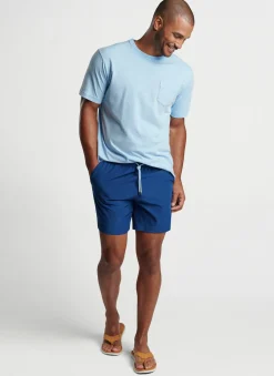 Crown Solid Swim Trunk