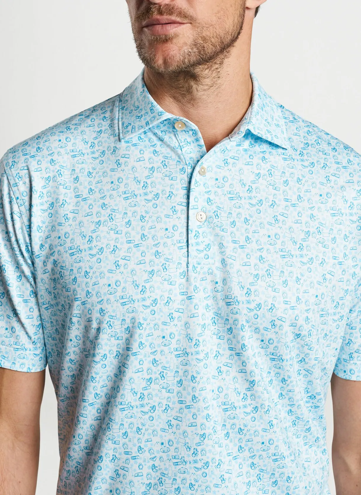 Deja Vu Performance Jersey Polo