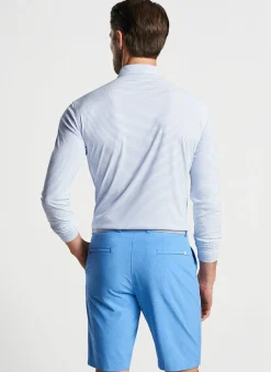 Featherweight Performance Long Sleeve Stripe Polo