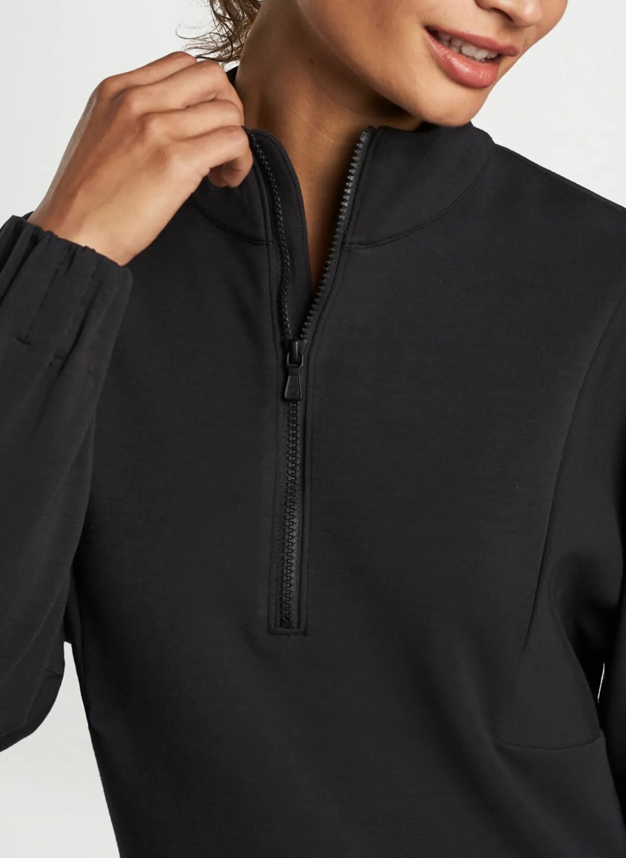 Flora Knit Half-Zip Pullover
