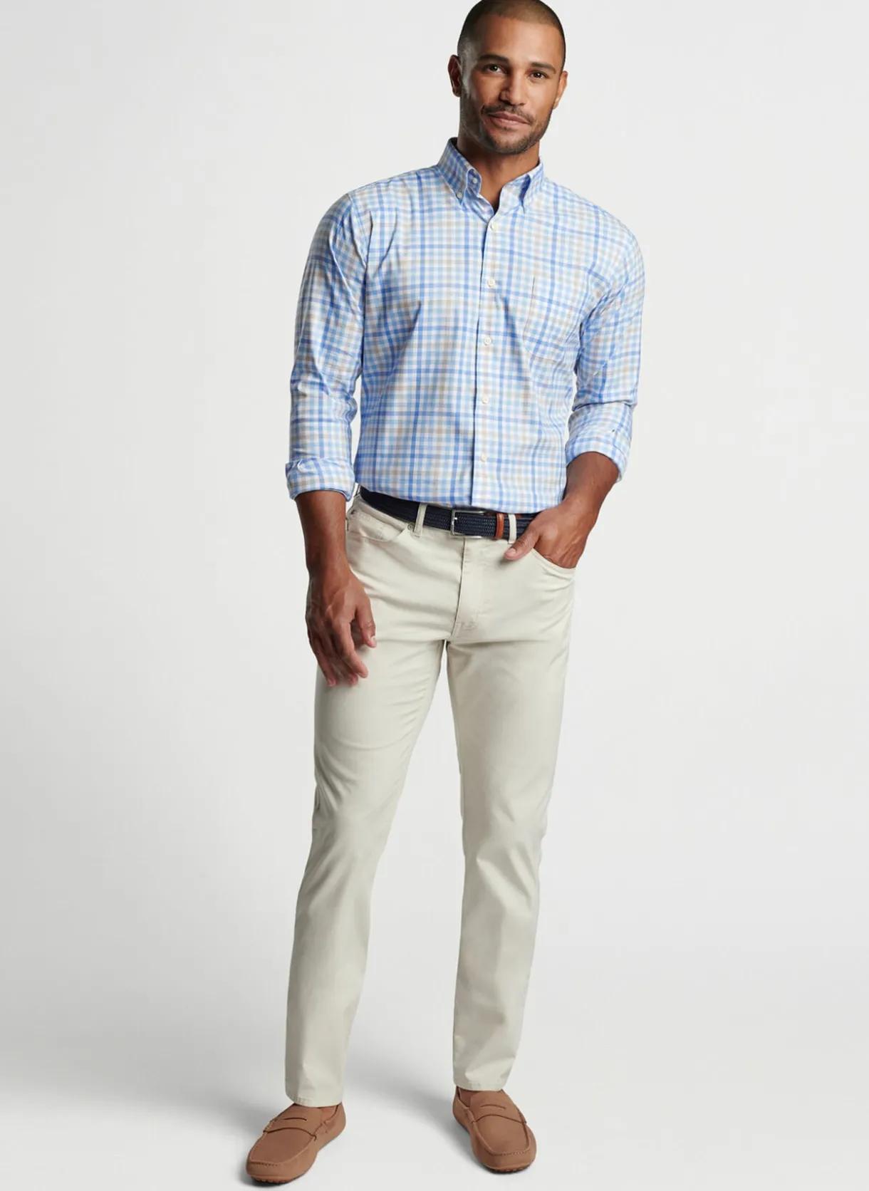 Freeport Crown Lite Cotton-Stretch Sport Shirt