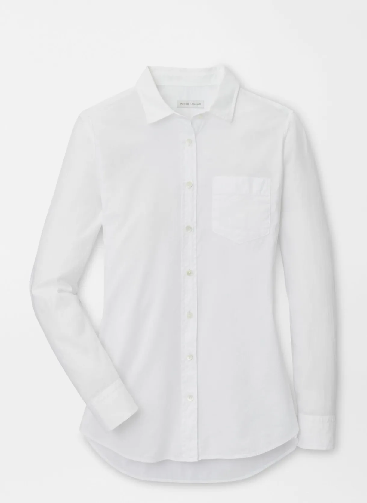 Garment Dyed Button Up Blouse