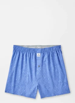 Geo Paisley Performance Boxer Short