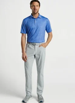 Geo Paisley Performance Jersey Polo