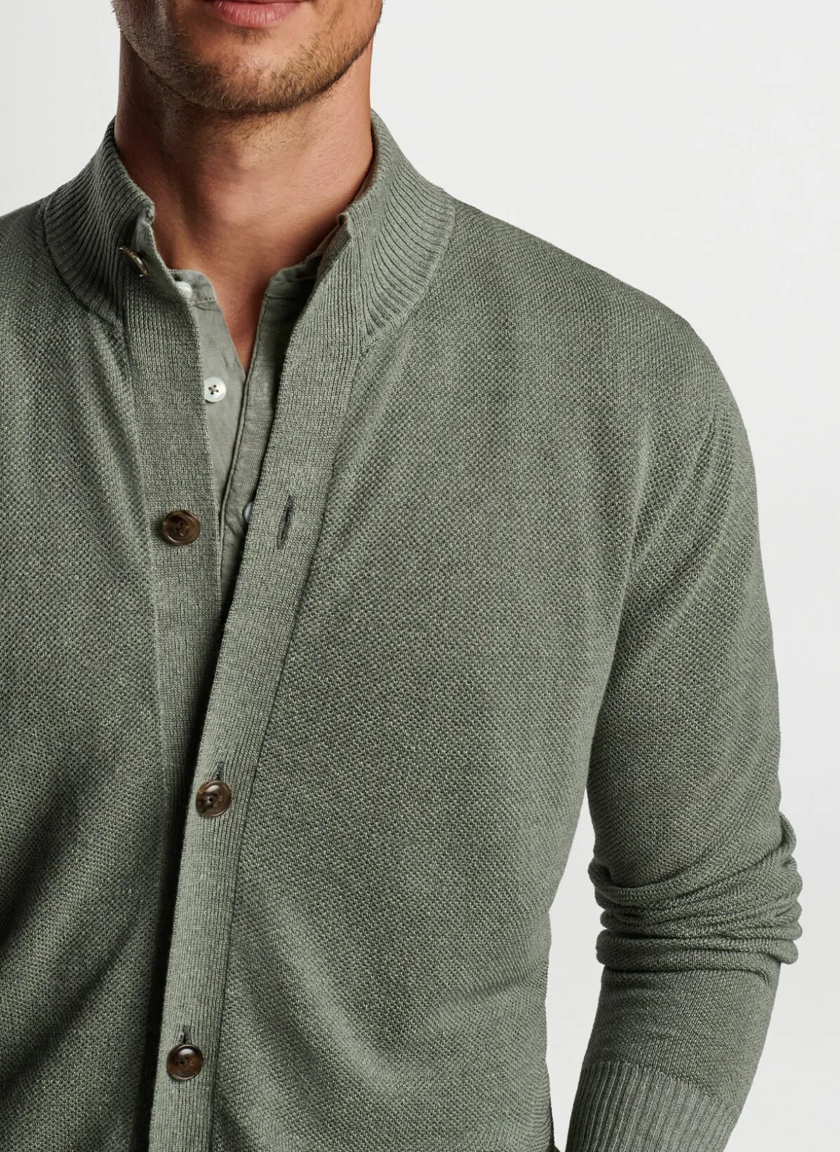 Glasgow Button Front Sweater