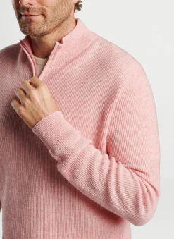 Harbour Cashmere Linen Quarter Zip