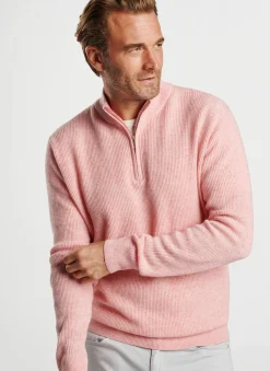 Harbour Cashmere Linen Quarter Zip