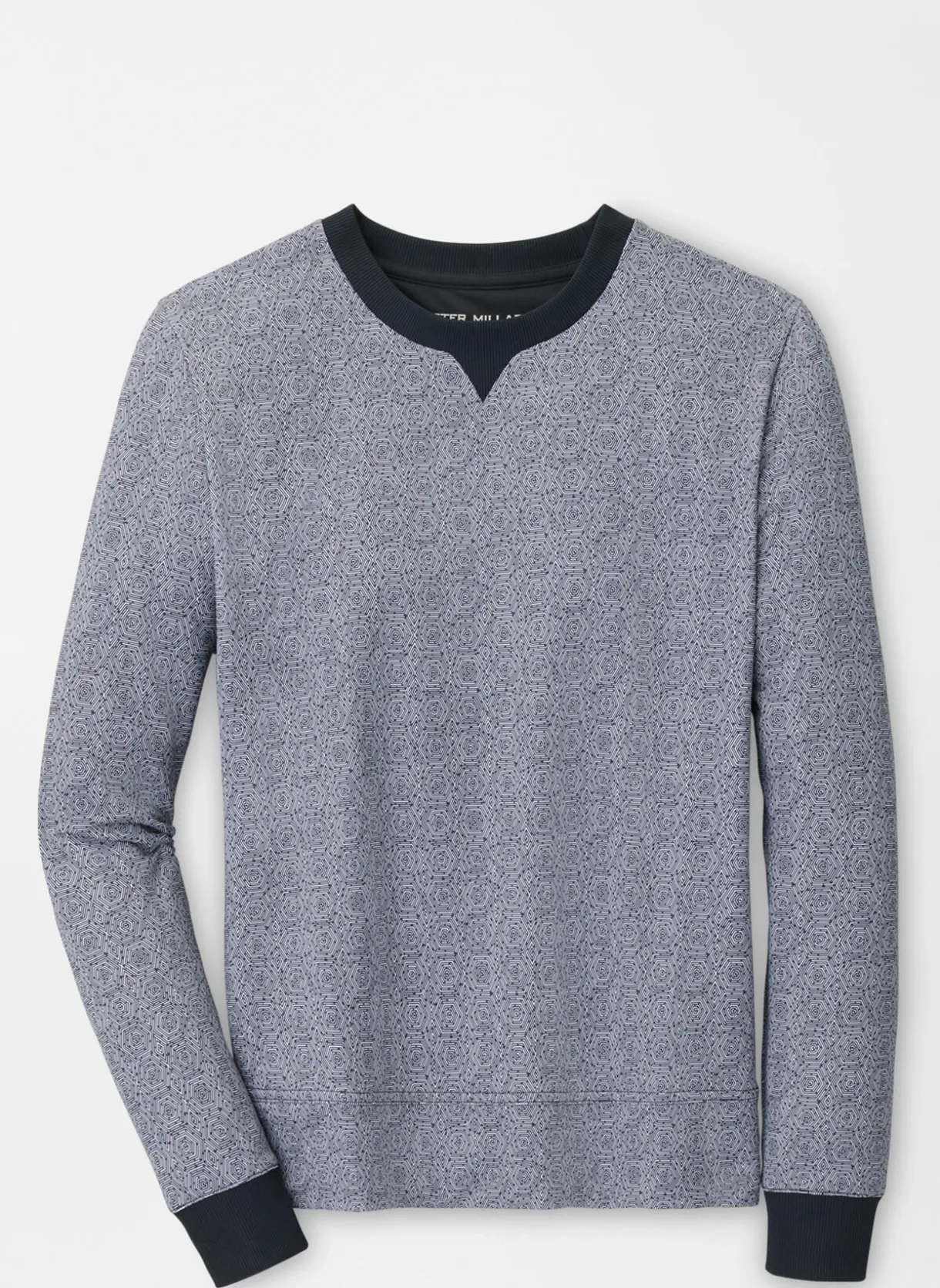 Hexagons Print Birdie Sport Sweatshirt