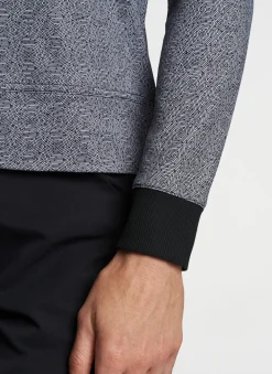 Hexagons Print Birdie Sport Sweatshirt