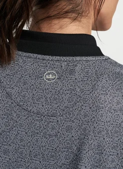 Hexagons Print Birdie Sport Sweatshirt