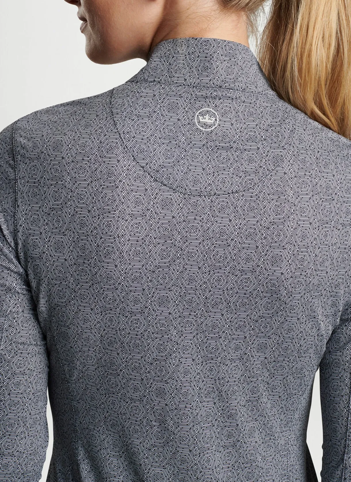Hexagons Print Sun Shirt