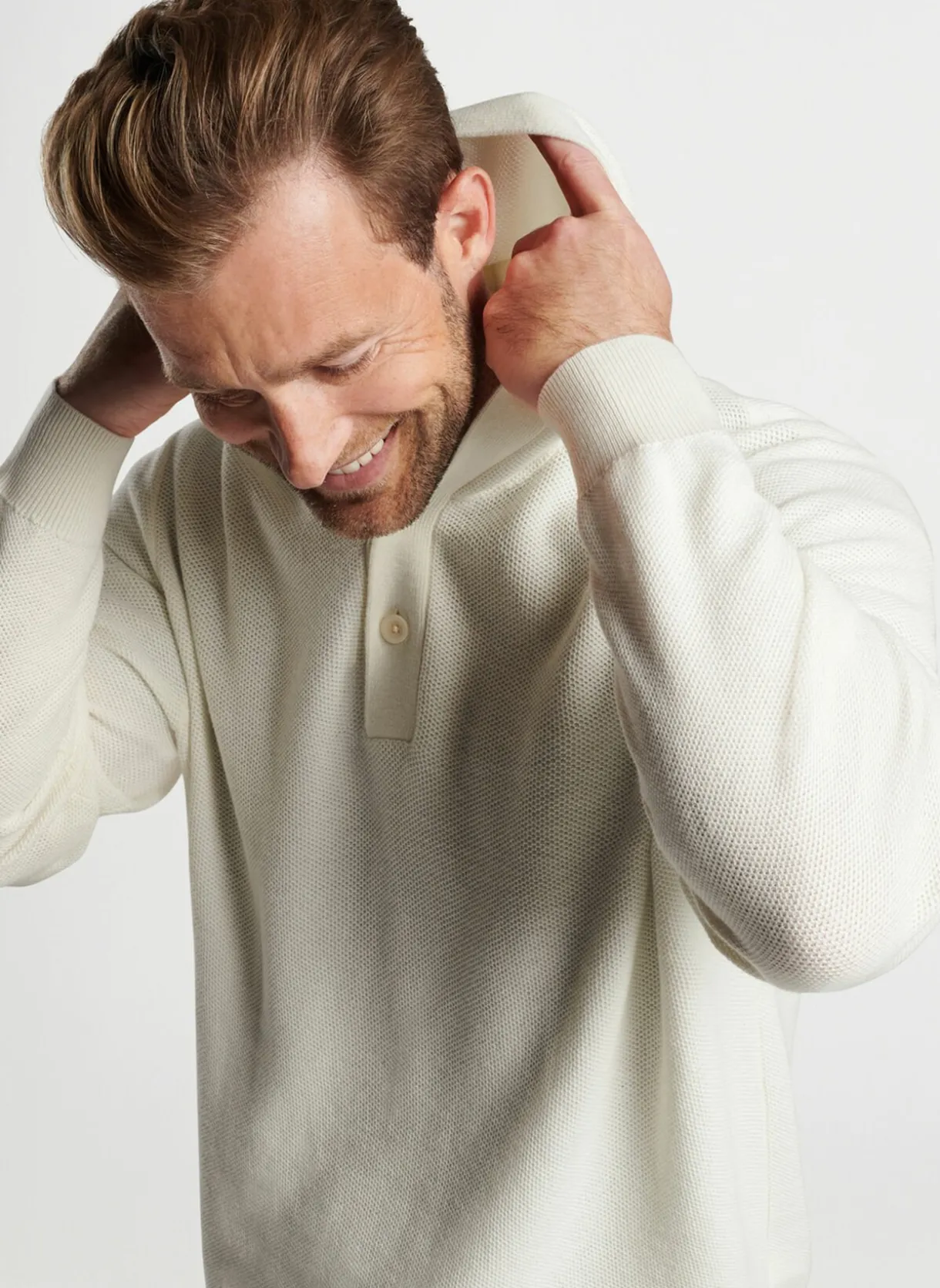 Hickory Henley Hoodie Sweater