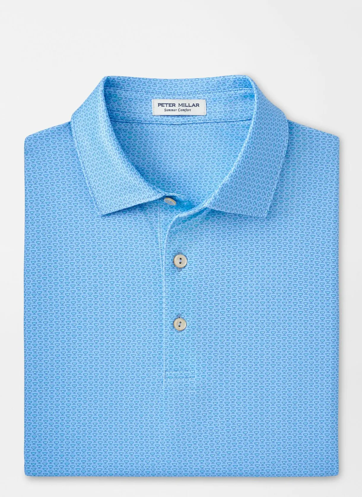 I'Ll Have It Neat Performance Jersey Polo