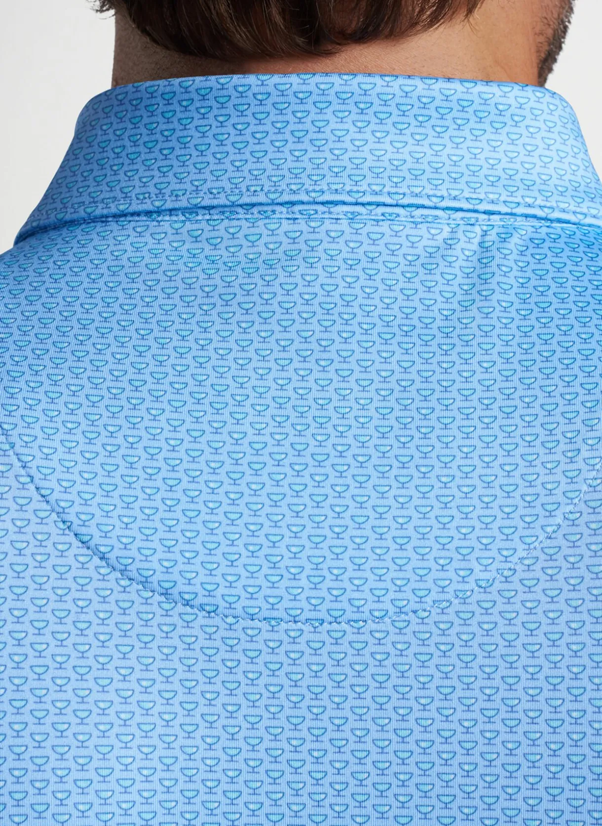 I'Ll Have It Neat Performance Jersey Polo