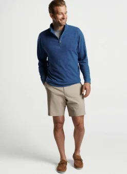 Indigo Knit Quarter-Zip