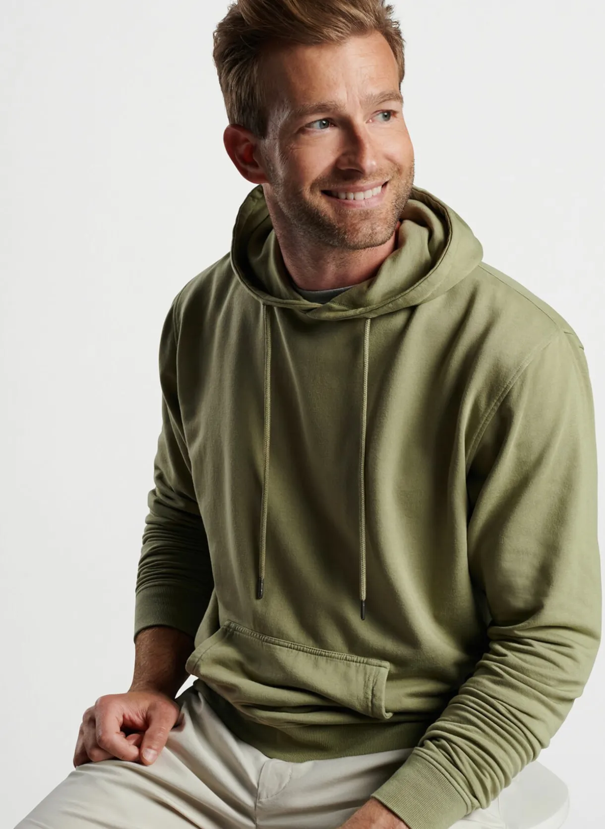 Lava Wash Garment-Dyed Hoodie