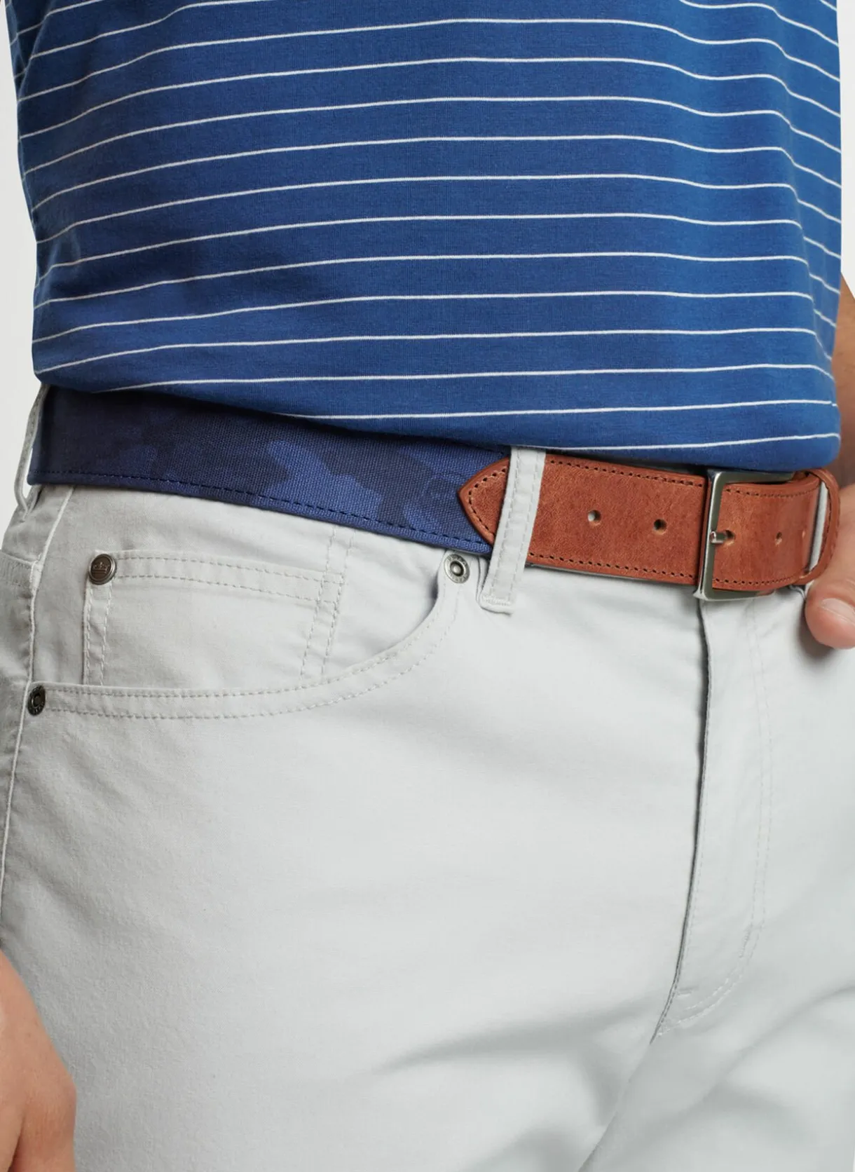 Linear Camo Printed Belt