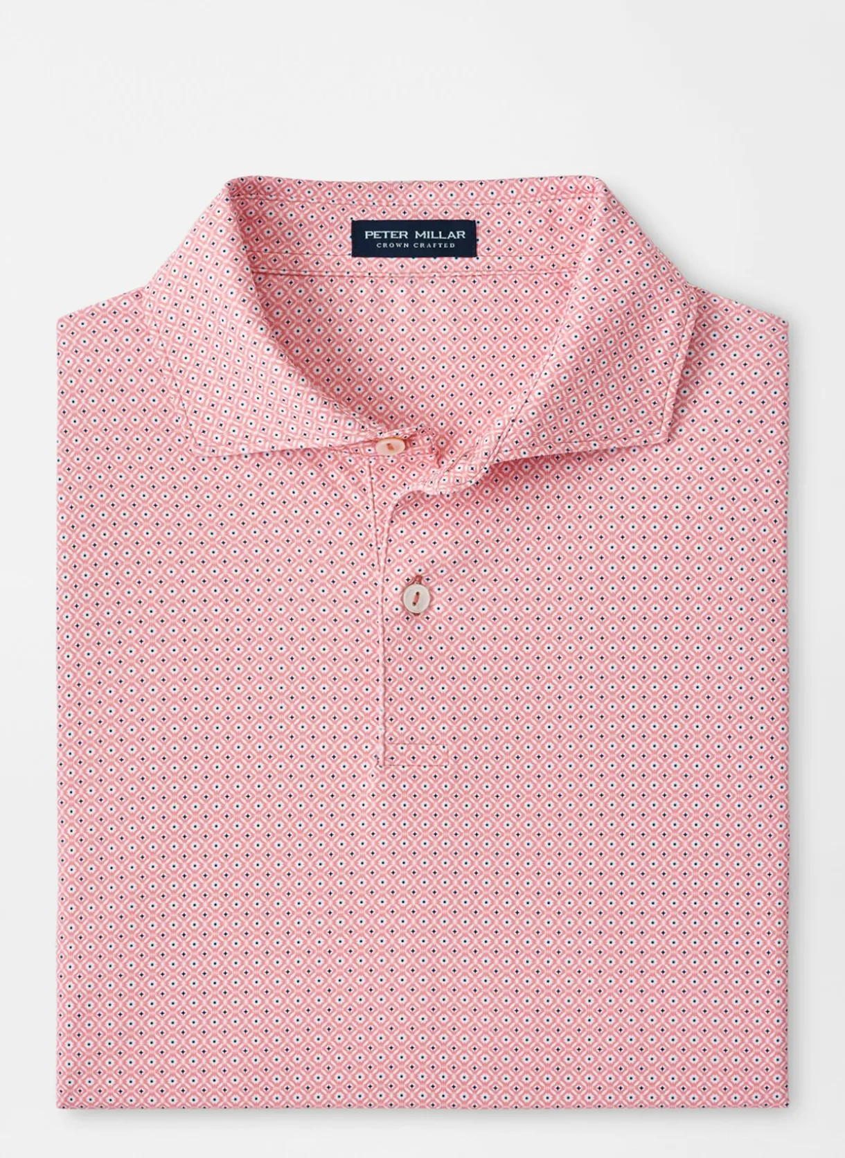 Lloyd Dot Geo Performance Jersey Polo