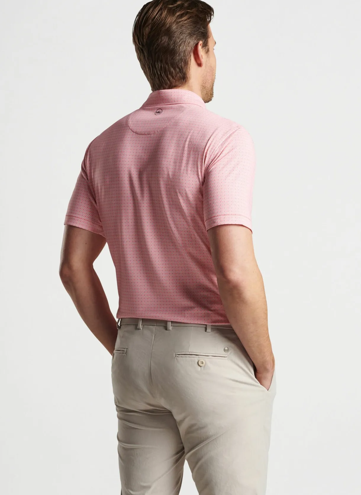 Lloyd Dot Geo Performance Jersey Polo