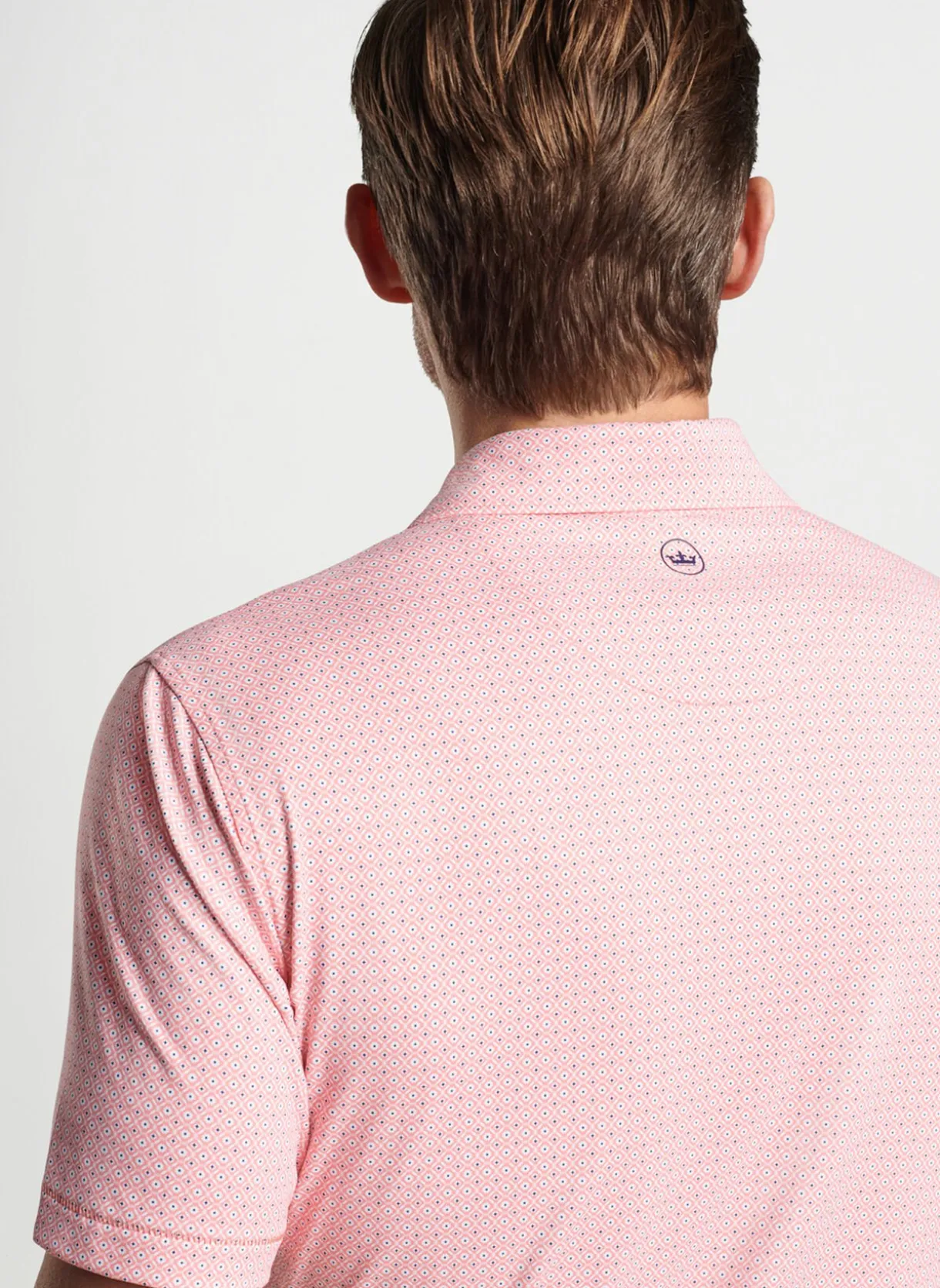 Lloyd Dot Geo Performance Jersey Polo