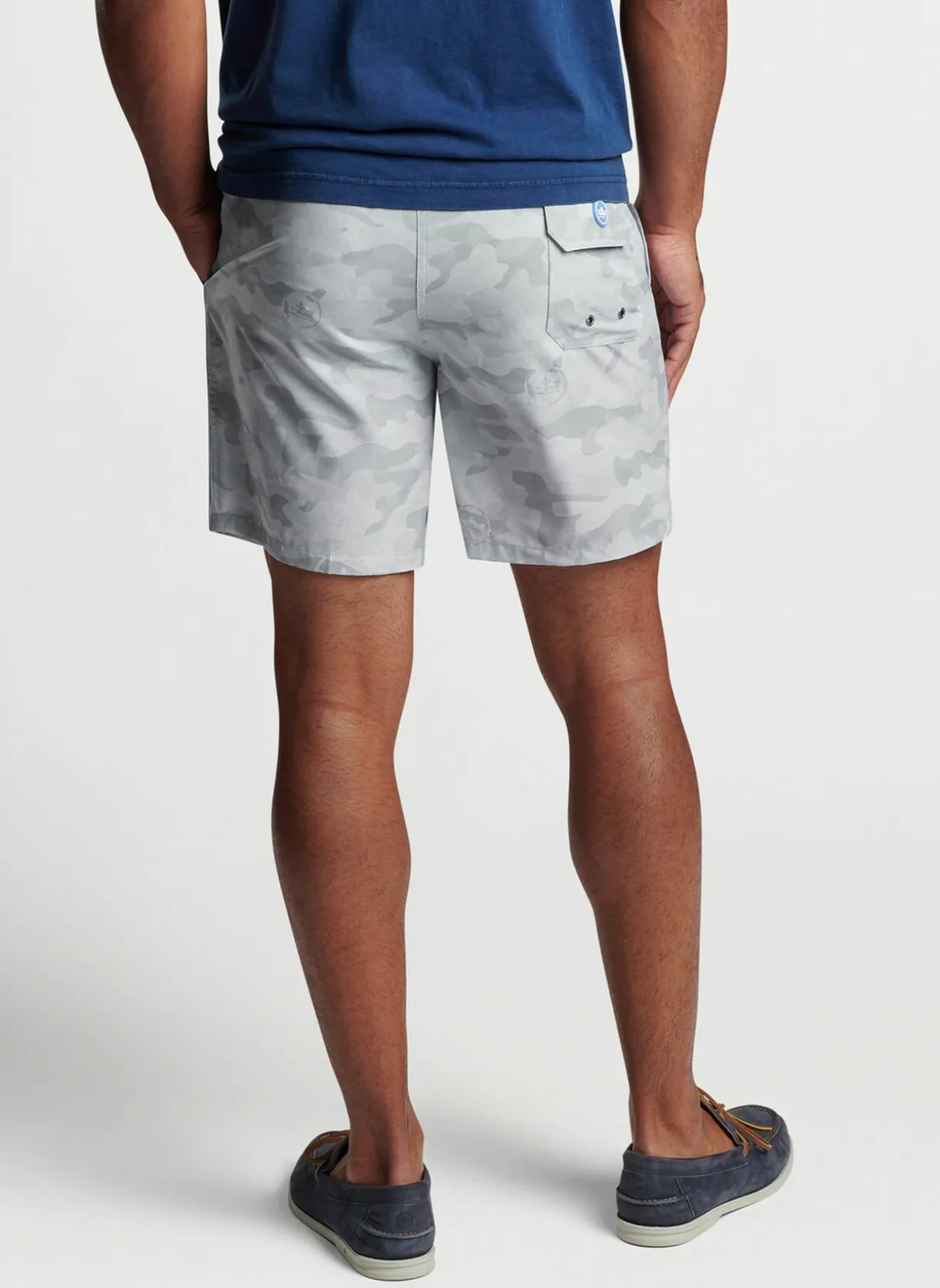 Logo Camo Swim Trunk