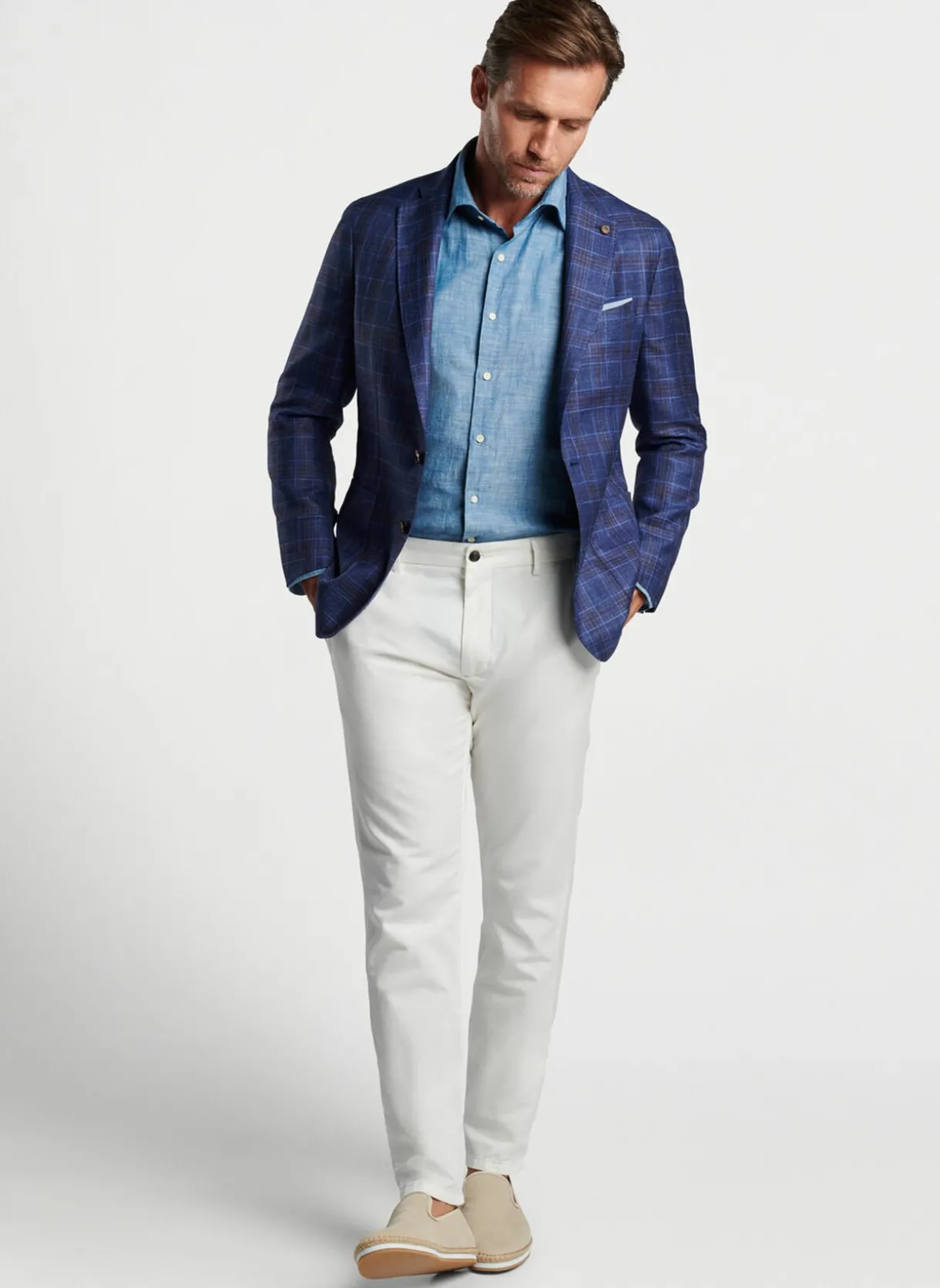 Lowell Plaid Soft Jacket