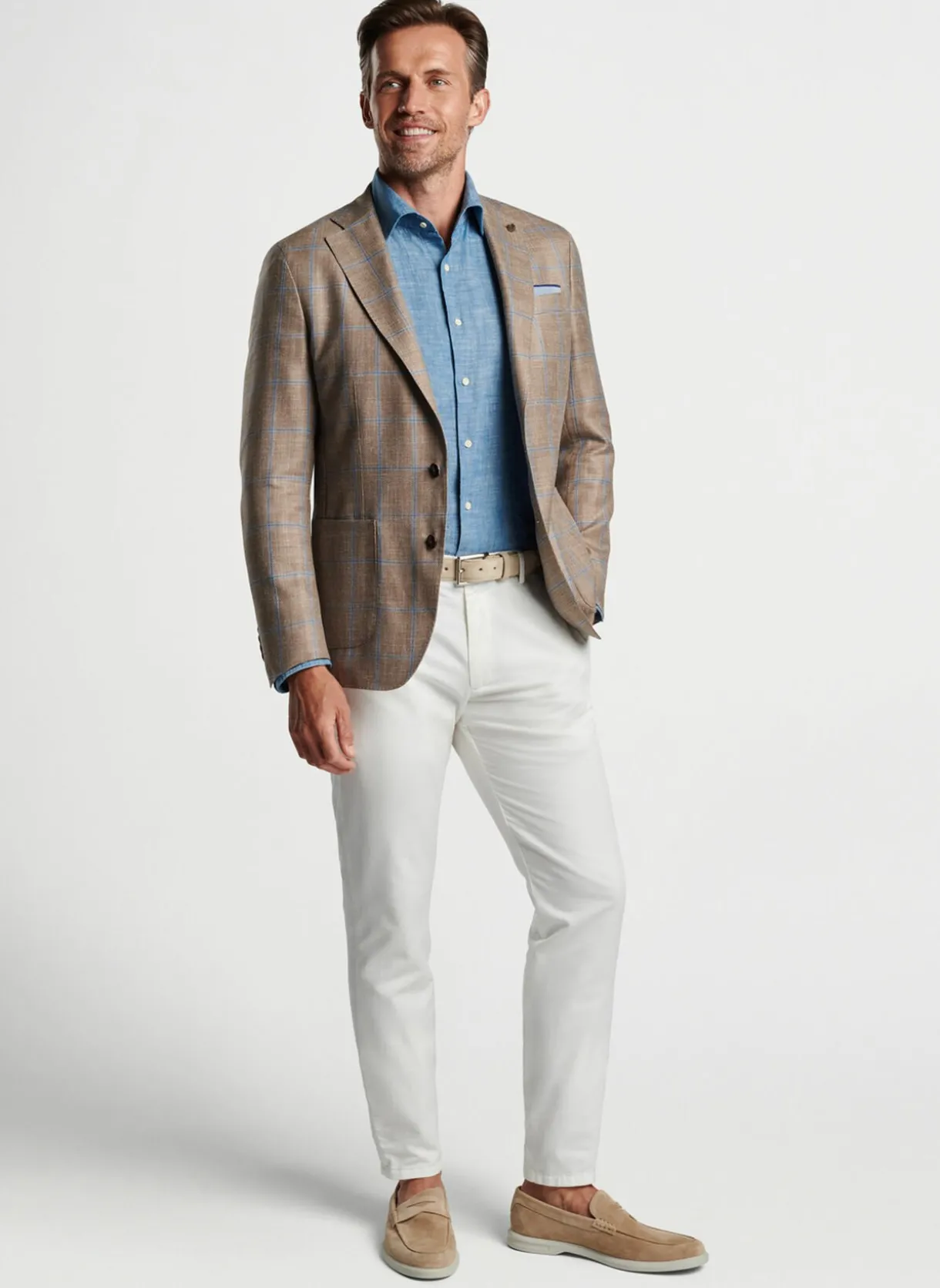 Mason Windowpane Soft Jacket