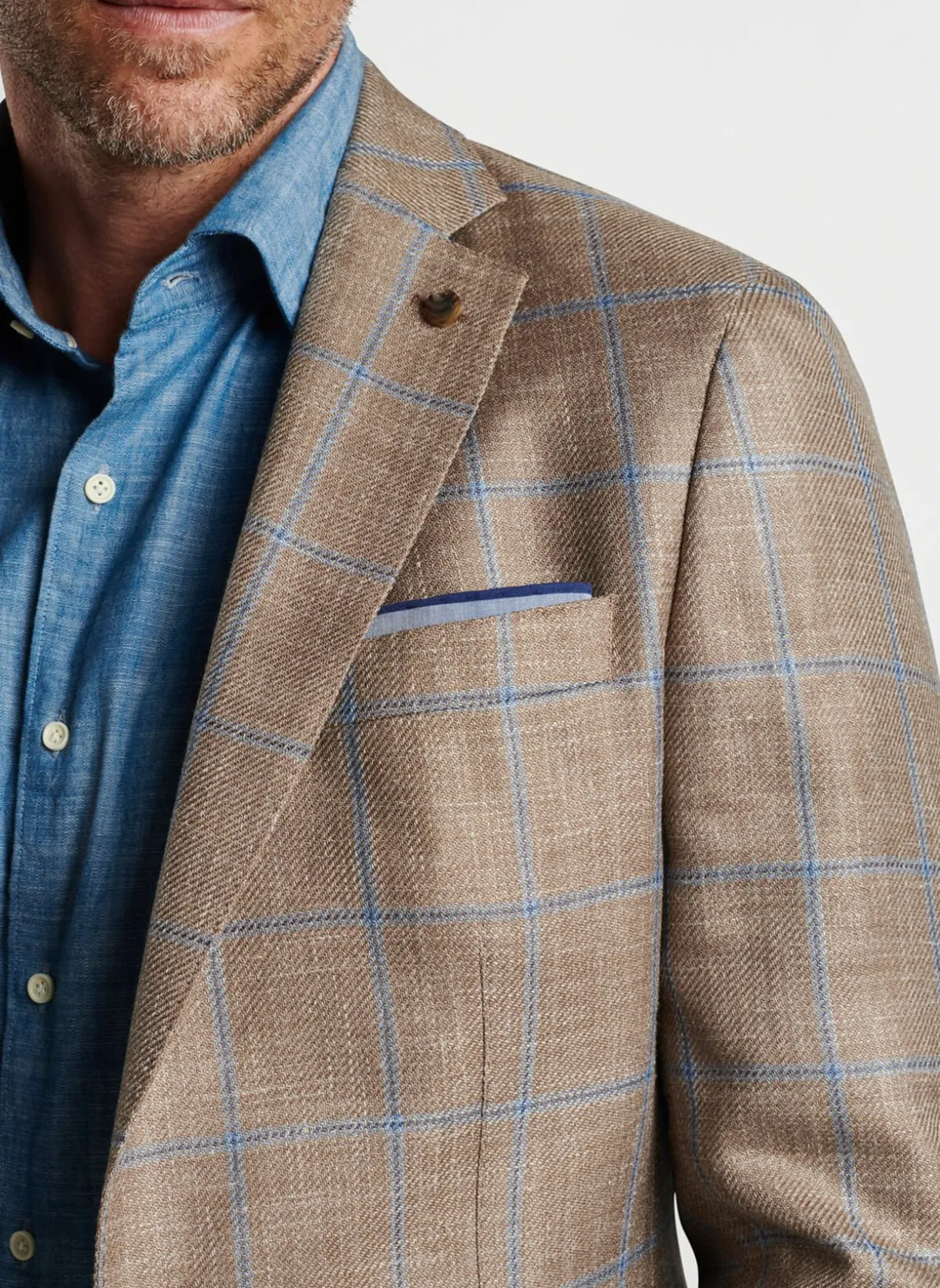 Mason Windowpane Soft Jacket