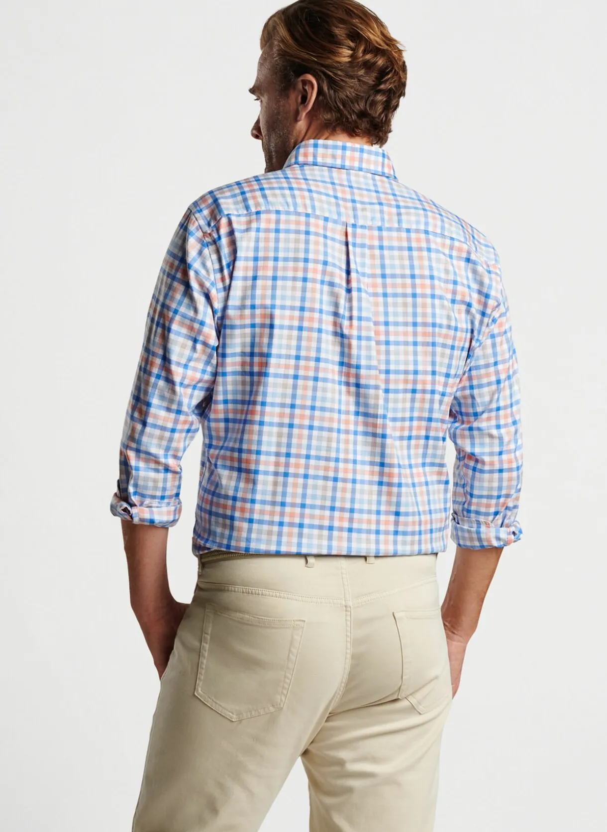 Orin Cotton-Stretch Sport Shirt