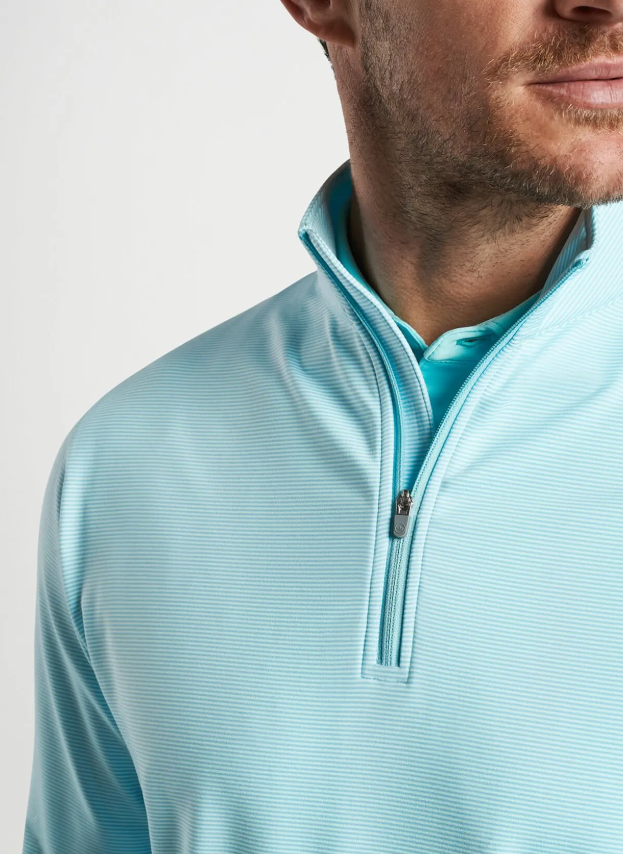 Perth Sugar Stripe Performance Quarter-Zip