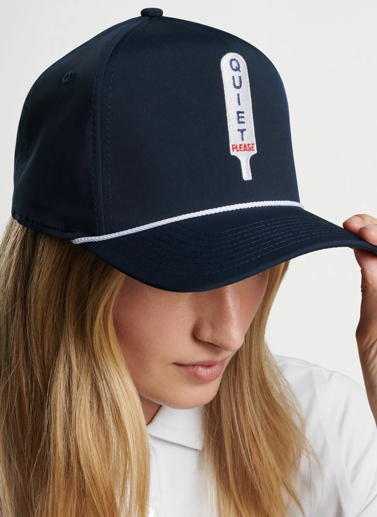 Peter Millar Quiet Please Performance Rope Hat