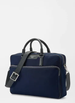 Peter Millar X Serapian Briefcase