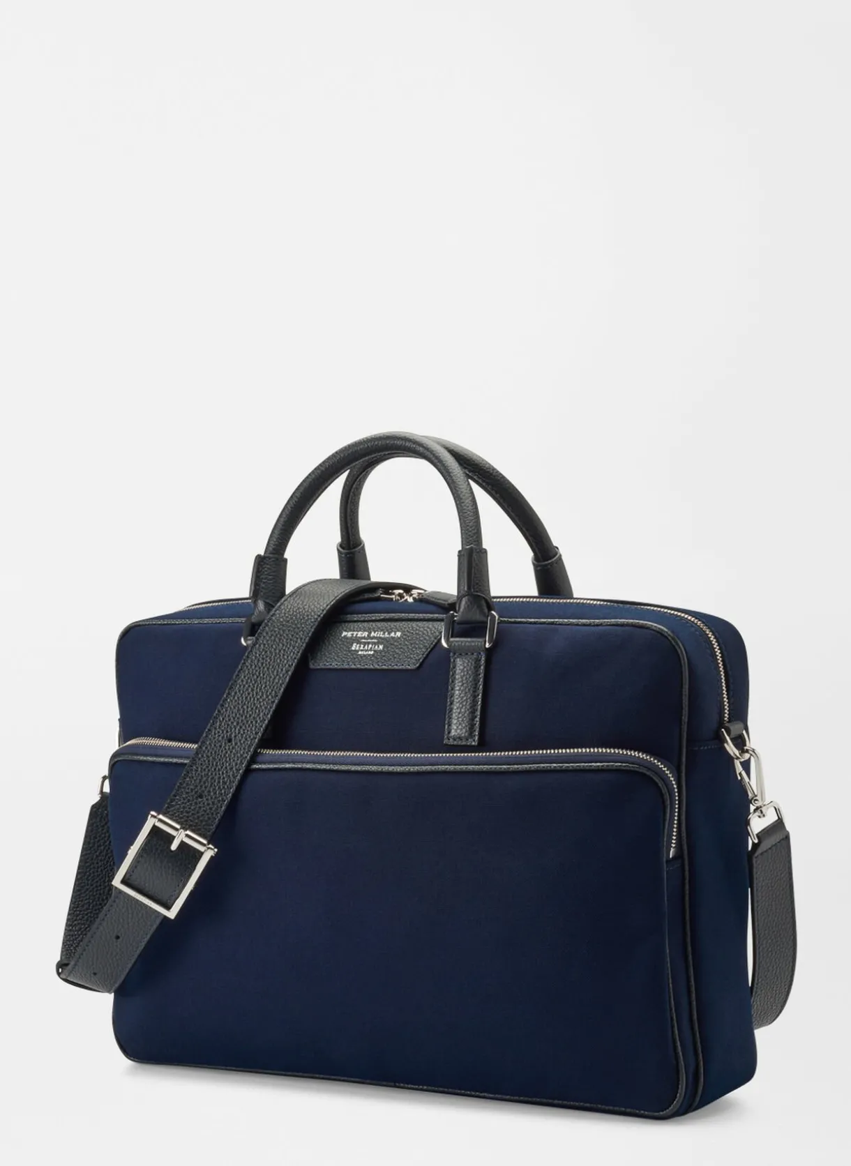 Peter Millar X Serapian Briefcase