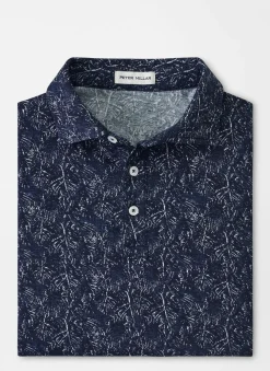 Pilot Mill Indigo Palms Short-Sleeve Polo