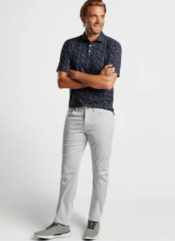 Pilot Mill Indigo Palms Short-Sleeve Polo