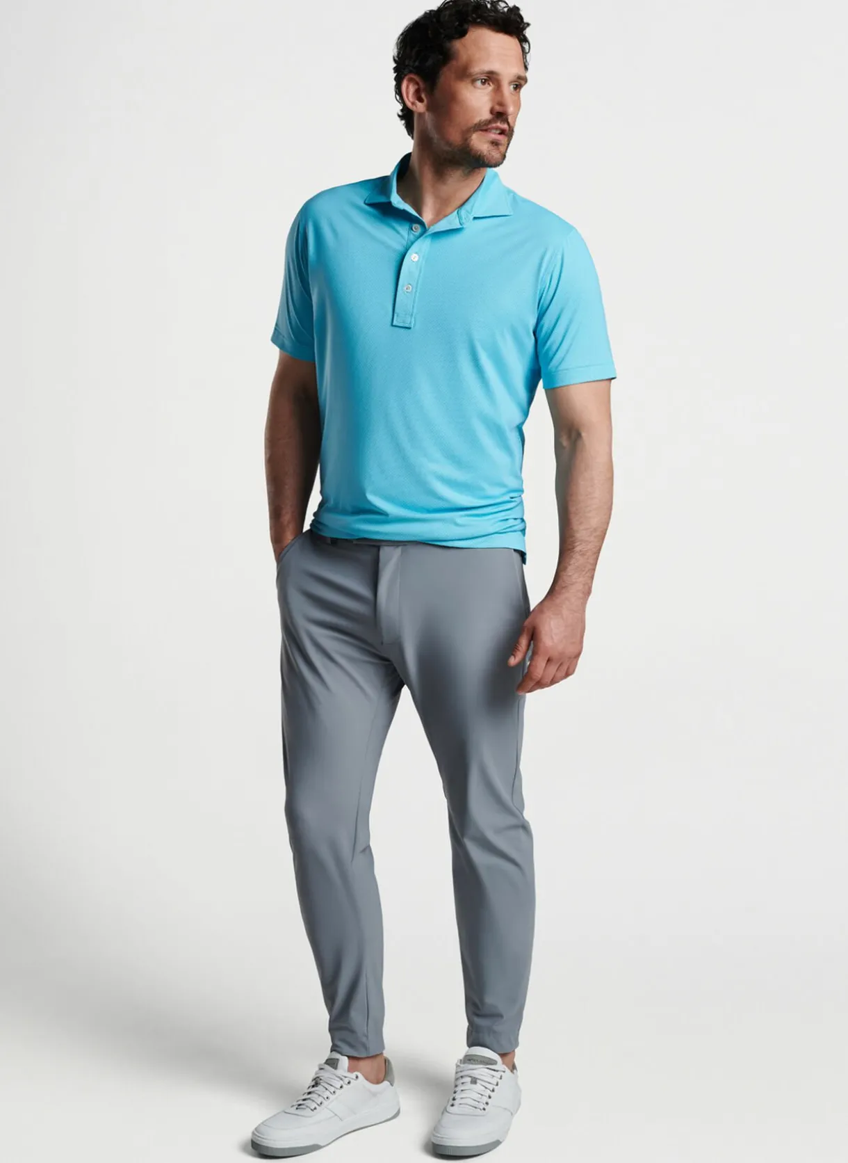 Regent Geo Performance Jersey Polo