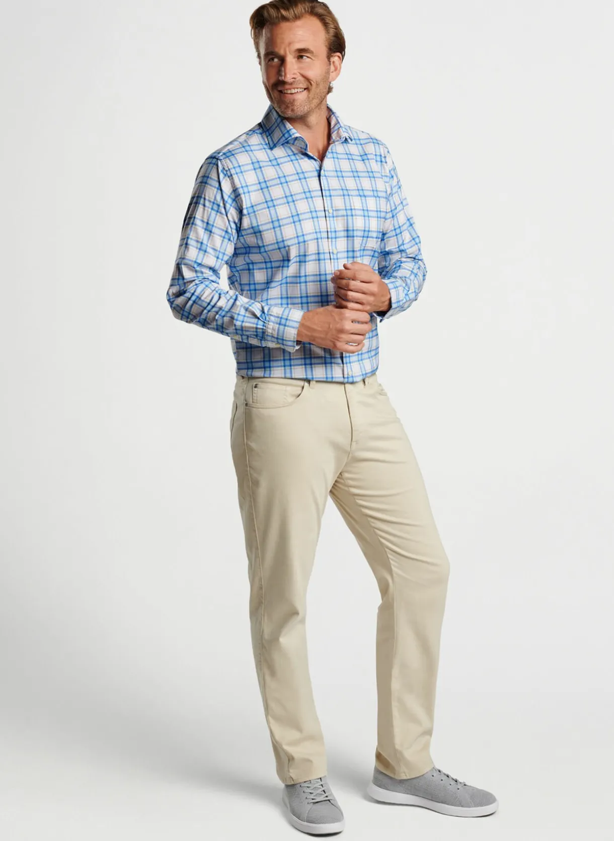 Rex Cotton-Stretch Sport Shirt
