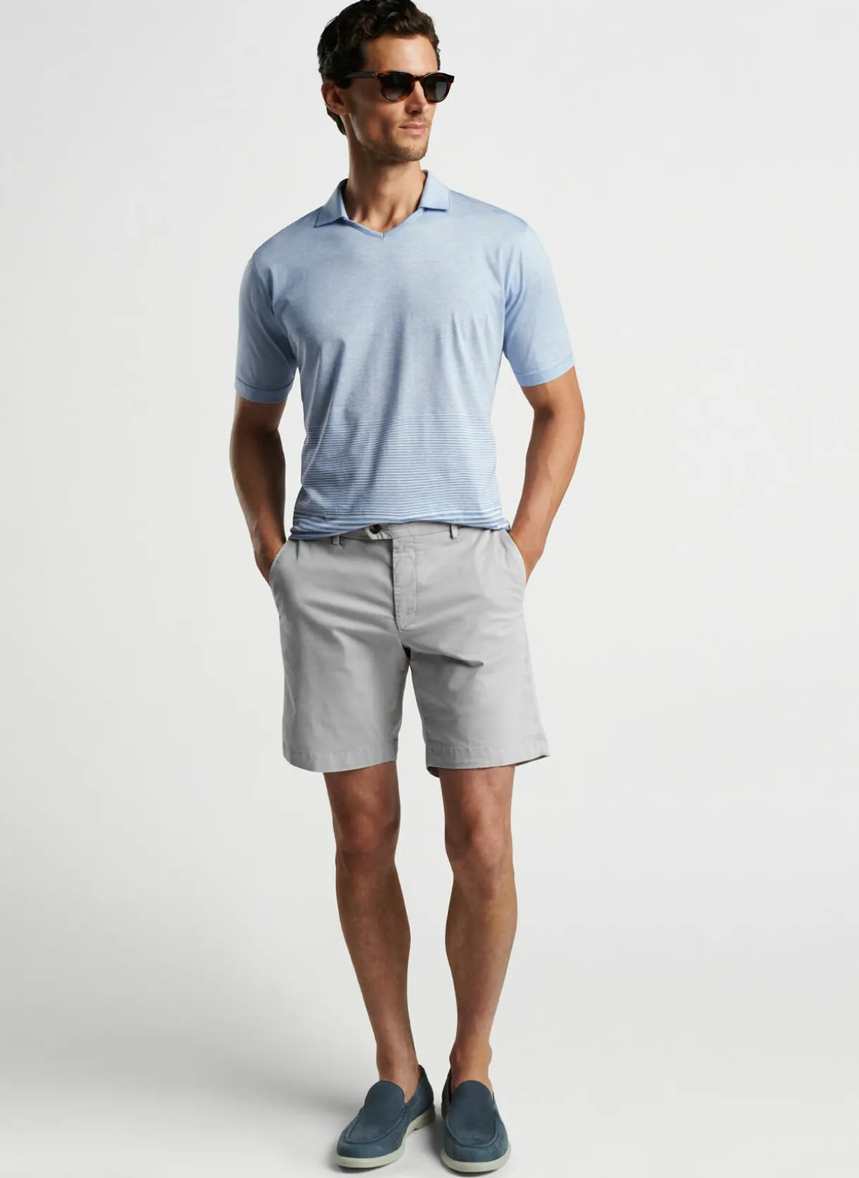 Riviera Open Collar Polo