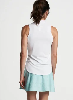 Scottie Sleeveless Mock Neck Shell