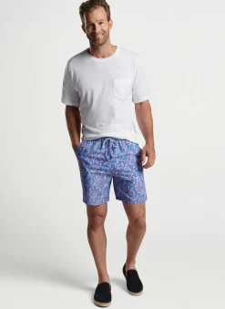 Seahorse Paisley Swim Trunk