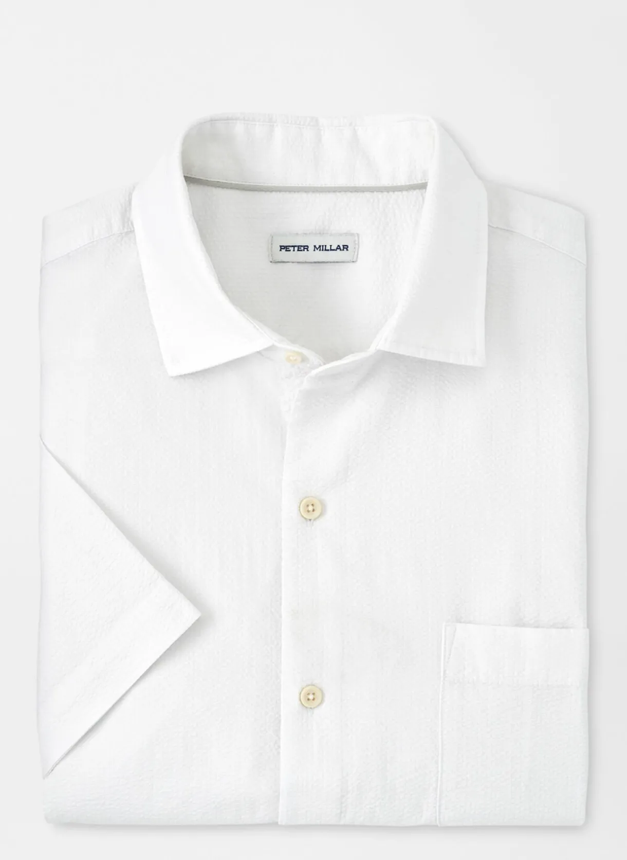 Seaward Seersucker Cotton Sport Shirt