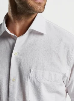 Seaward Seersucker Cotton Sport Shirt