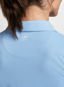 Sleeveless Banded Button Polo